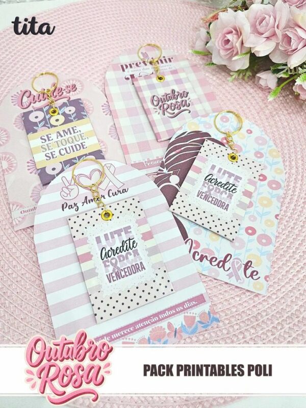Outubro Rosa 2025 – Kit Printables 2 Polly (Tita) - Imagem 6