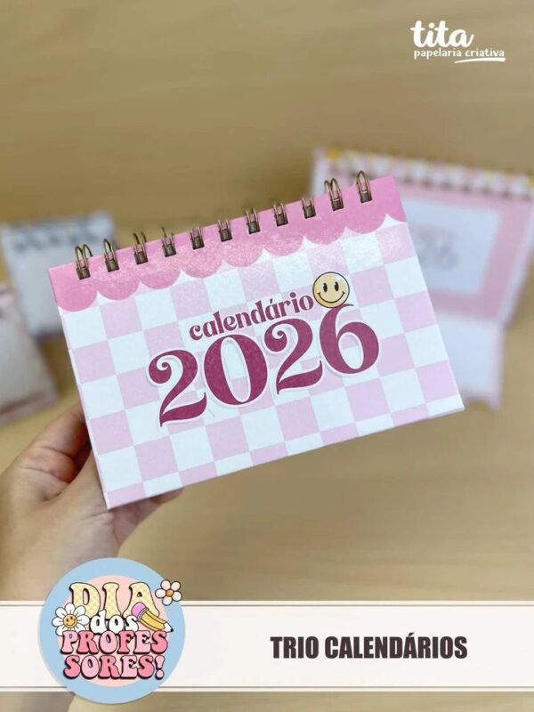 Professores 2025 – Trio Calendário 2026 (Tita) - Imagem 2