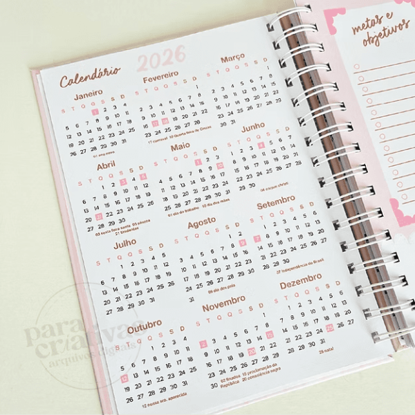 Planner 2026 completo (Para Criativas) - Imagem 8