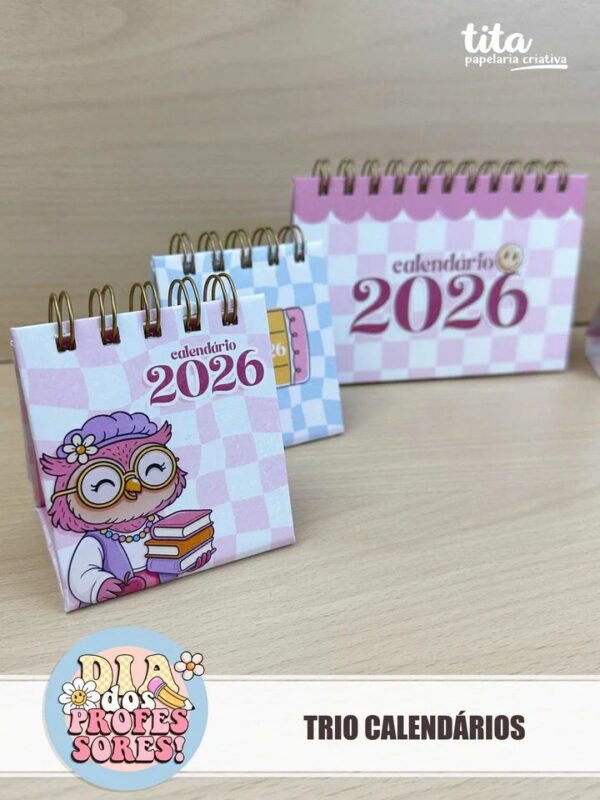 Professores 2025 – Trio Calendário 2026 (Tita) - Imagem 4