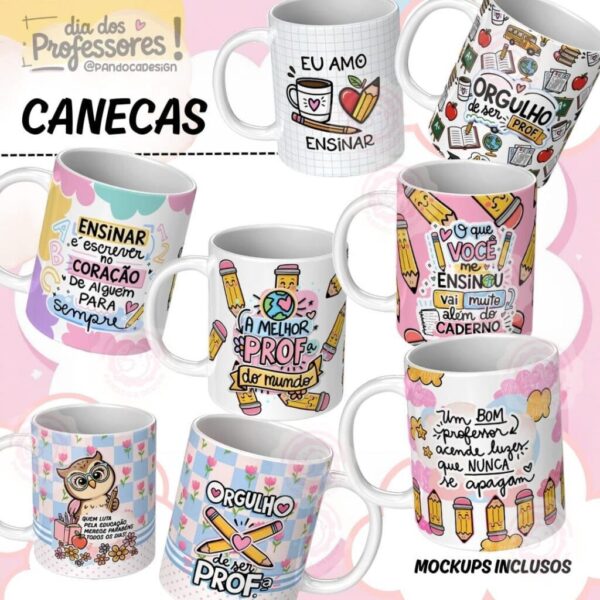 27 Artes CANECAS Professores 2025 (Pandoca) - Imagem 2