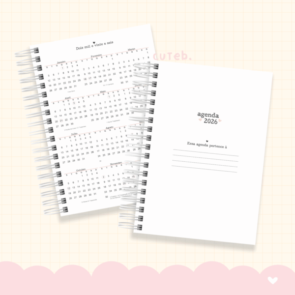 Combo Agendas 2026 (CUTE B) - Imagem 4