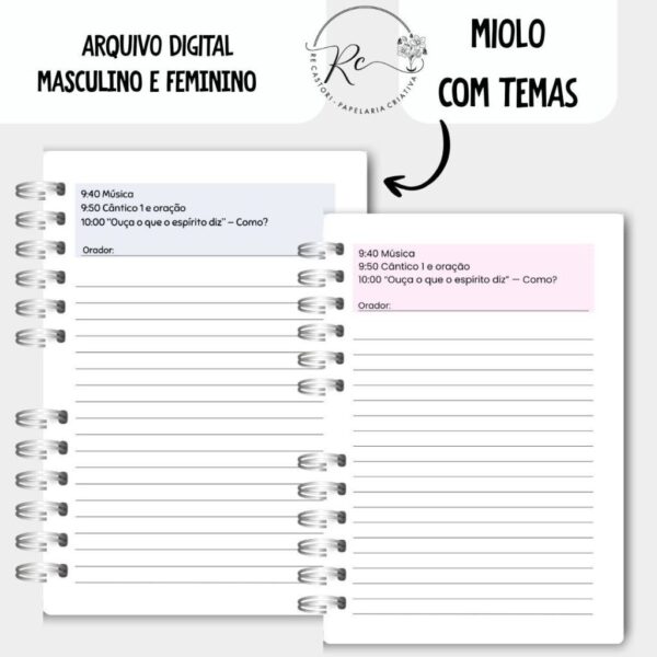 Miolo Neutro Assembeia de Circuito 2025/2026 – FEMININO E MASCULINO (Re Castori) - Imagem 3