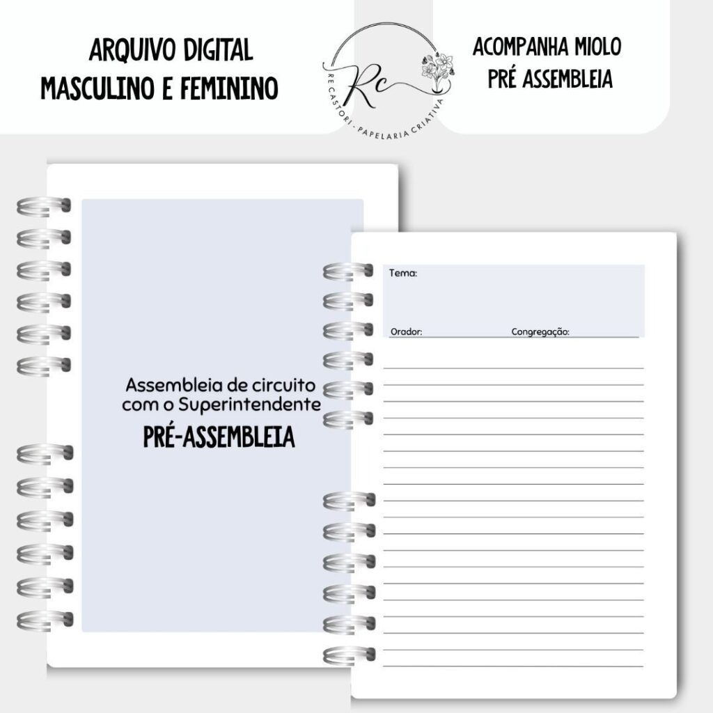 Miolo Neutro Assembleia de Circuito 2025/2026 – FEMININO E MASCULINO C/TEMA (Re Castori) - Imagem 6