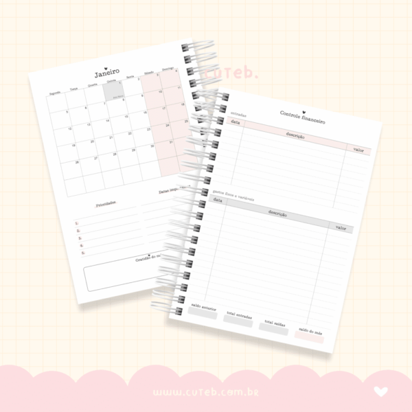 Combo Agendas 2026 (CUTE B) - Imagem 5