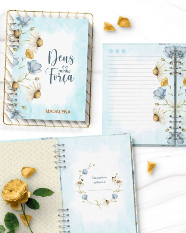 Caderno Pautado Flores do Campo (Bicho Papel)