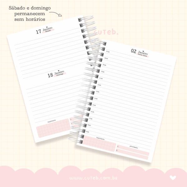 Combo Agendas 2026 (CUTE B) - Imagem 6