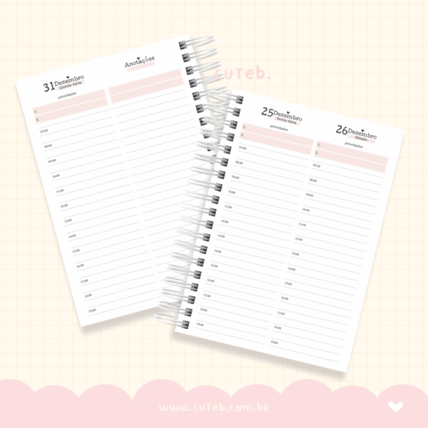 Combo Agendas 2026 (CUTE B) - Imagem 7