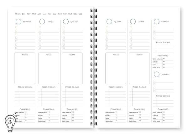 Miolo Planner Empreendedor(a) Permanente (Trilha do Papel) - Imagem 5