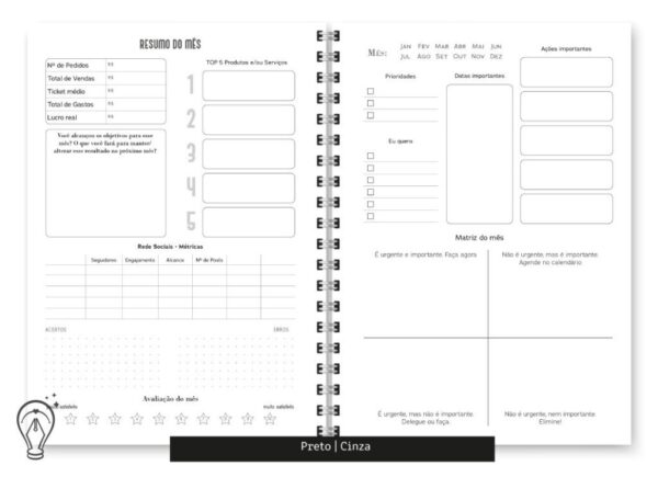 Miolo Planner Empreendedor(a) Permanente (Trilha do Papel) - Imagem 2