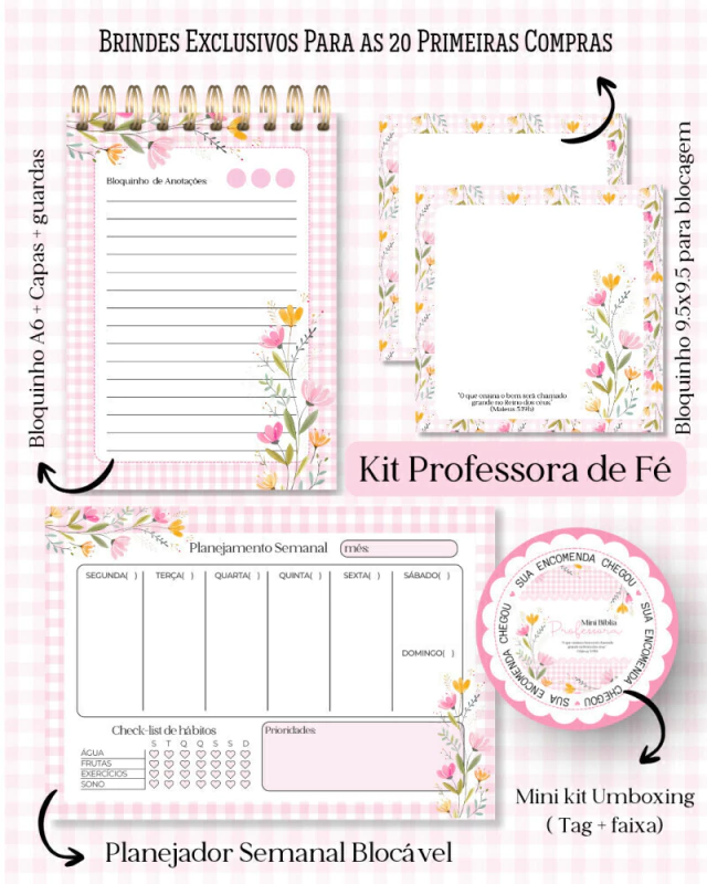 AD. Super Kit Querida Professora - Encaderna com Amor - Imagem 2