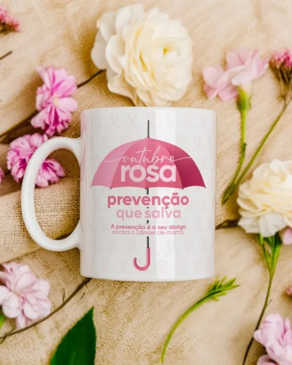 Pacote de Artes Canecas Outubro Rosa (Vintage) - Imagem 12
