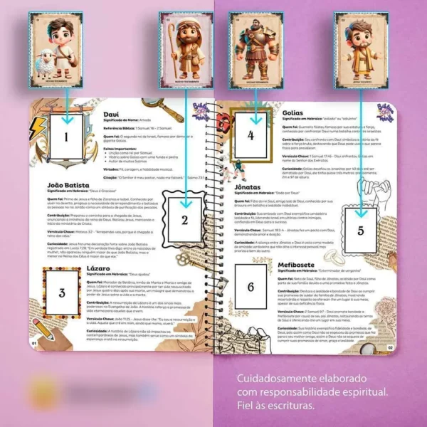 Arquivo Meu Àlbum de Figurinhas Bíblico - Hora de Aprender - Imagem 7