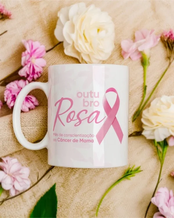 Pacote de Artes Canecas Outubro Rosa (Vintage) - Imagem 4