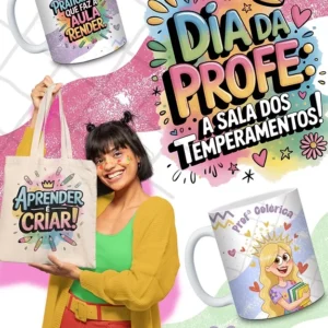 Professora & Seus Temperamentos - Artes Canecas