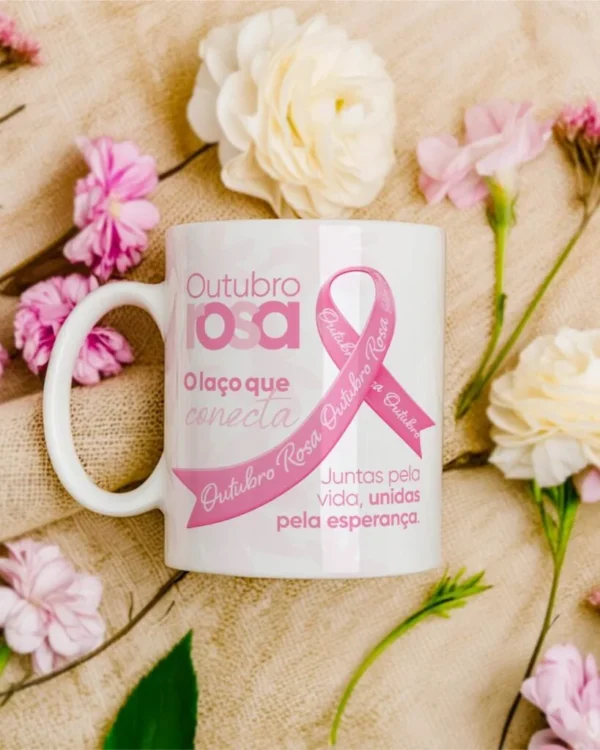 Pacote de Artes Canecas Outubro Rosa (Vintage) - Imagem 5