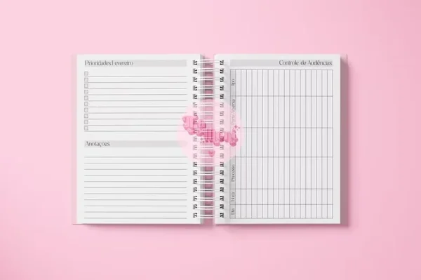 Miolo Neutro Agenda Jurídica 2026 (Tha Moni) - Imagem 4