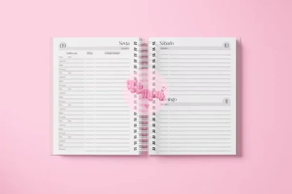 Miolo Neutro Agenda Jurídica 2026 (Tha Moni) - Imagem 3