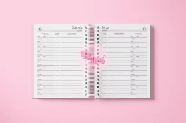 Miolo Neutro Agenda Jurídica 2026 (Tha Moni) - Imagem 2