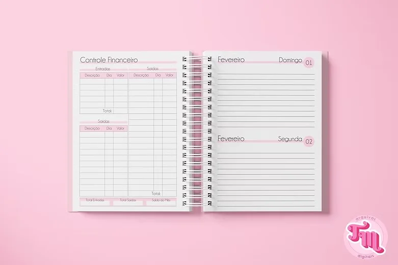 Miolo Rosa Agenda 2026 2DPP (Tha Moni)