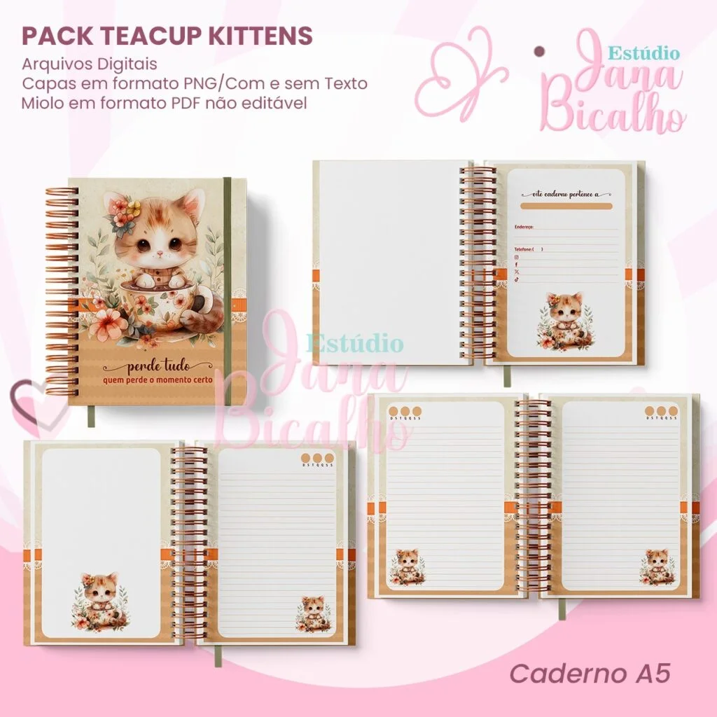 Pack Teacup Kittens (Jana Bicalho) - Imagem 3