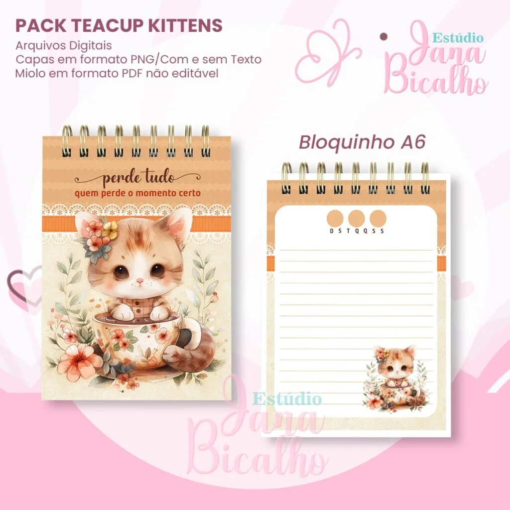Pack Teacup Kittens (Jana Bicalho) - Imagem 2