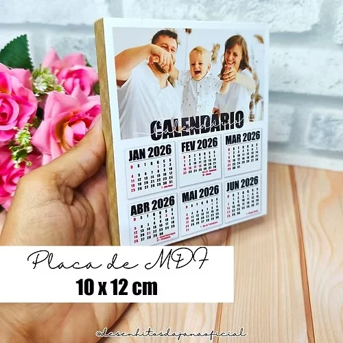Calendários 2026 para fotos (Desenhitos da Jana) - Imagem 2