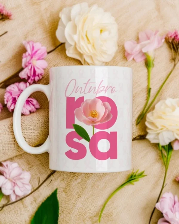 Pacote de Artes Canecas Outubro Rosa (Vintage) - Imagem 7