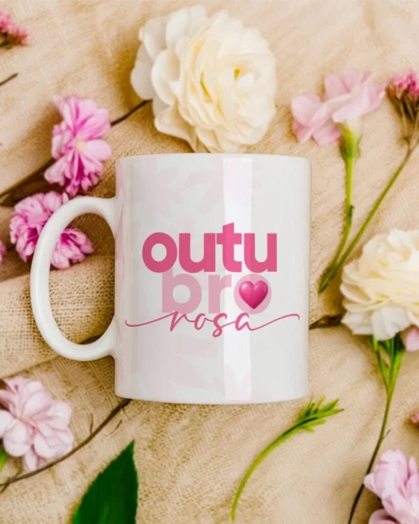 Pacote de Artes Canecas Outubro Rosa (Vintage) - Imagem 9