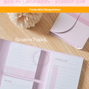 Blocos Cartonados + Planner Duo (Branco Papel)