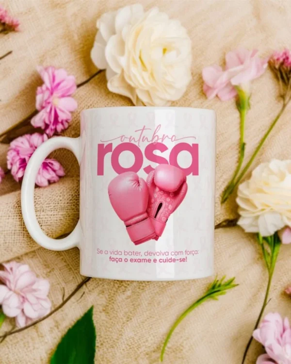 Pacote de Artes Canecas Outubro Rosa (Vintage) - Imagem 10