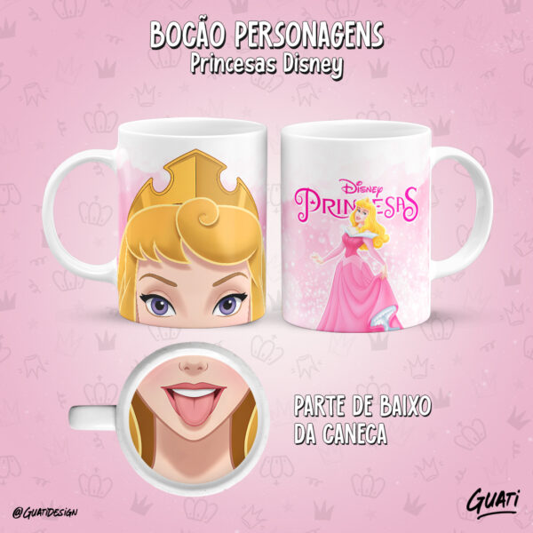 Bocão Princesas – Artes para Caneca - Imagem 12