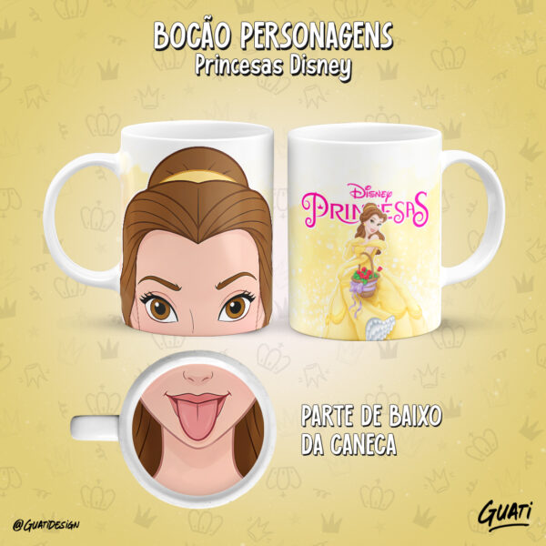 Bocão Princesas – Artes para Caneca - Imagem 11