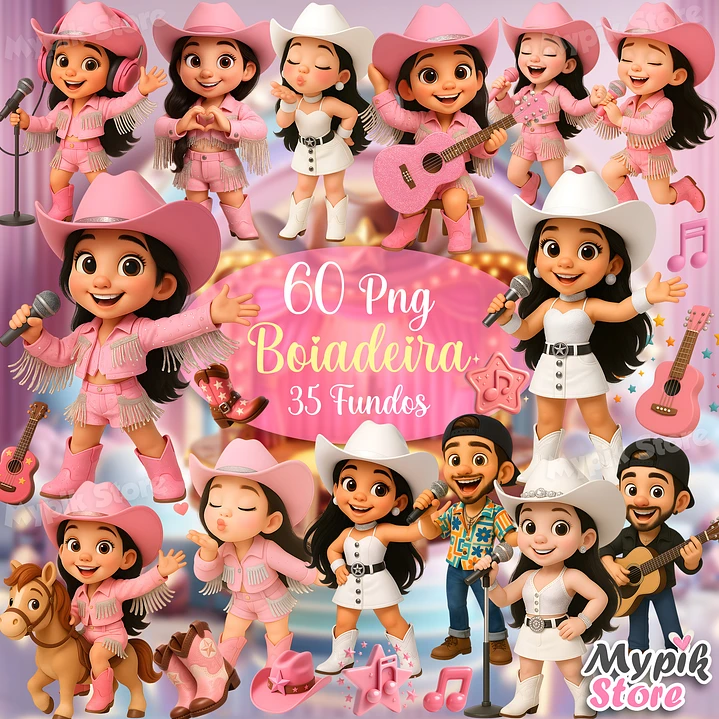 Boiadeira Imagens PNG e Fundos – Kit Digital