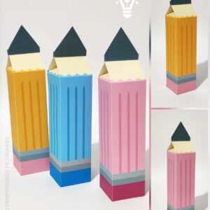 Caixa Lápis Formatura ABC