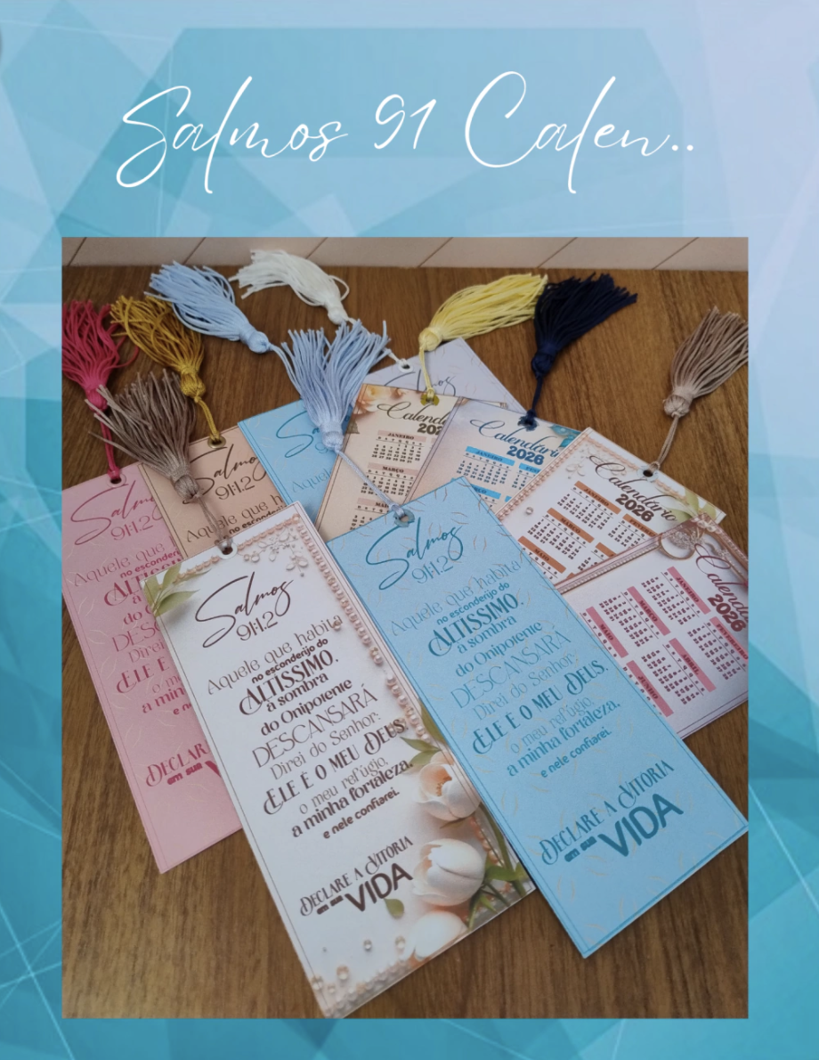 Calendário Salmos 91 - ARTE