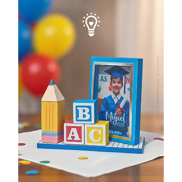 Centro de Mesa – Formatura ABC