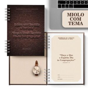 Caderno Assembleias Circuito 2025 e 2026 COM OS TEMAS MASCULINO (Bicho Papel)