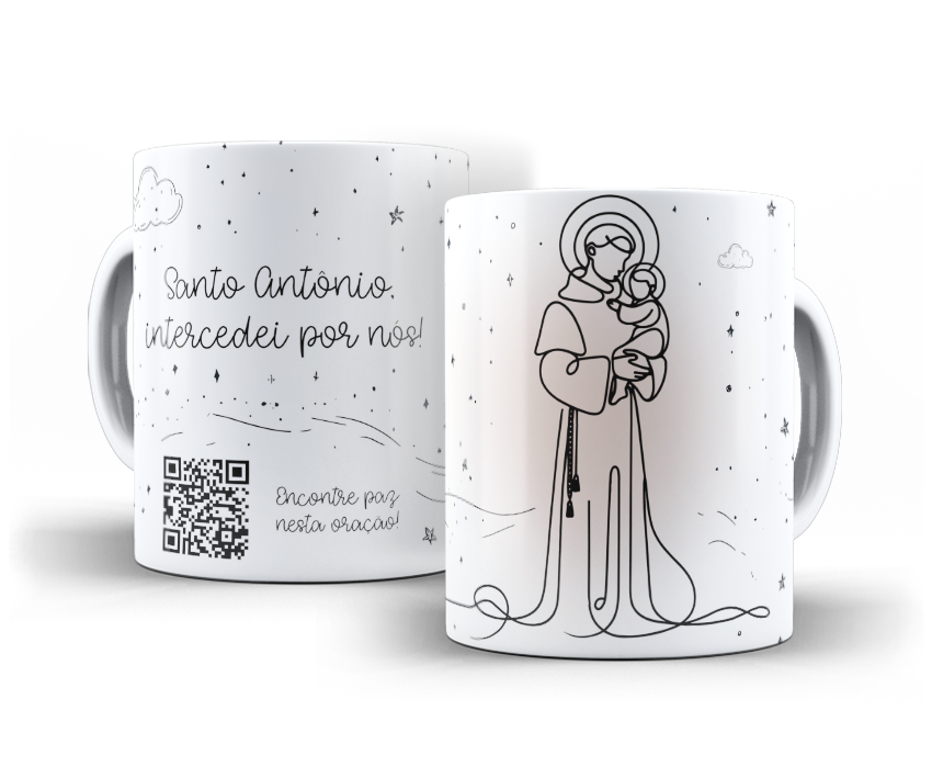 Religiosa com QR Code – Artes para Canecas - Imagem 6