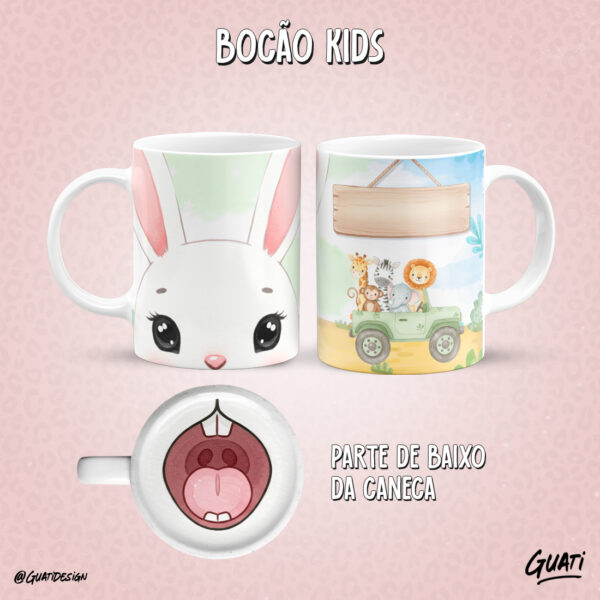 Bocão Kids – Artes para Caneca