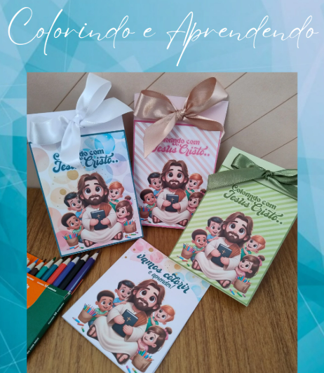 Colorindo e Aprendendo – Guarda Lapis de Cor + Livrinho de Colorir