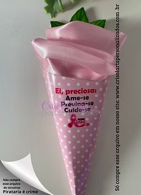Cone Previna-se Outubro Rosa - Crisol