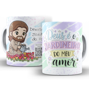 Arte Canecas Amanhecer Com Deus Kids