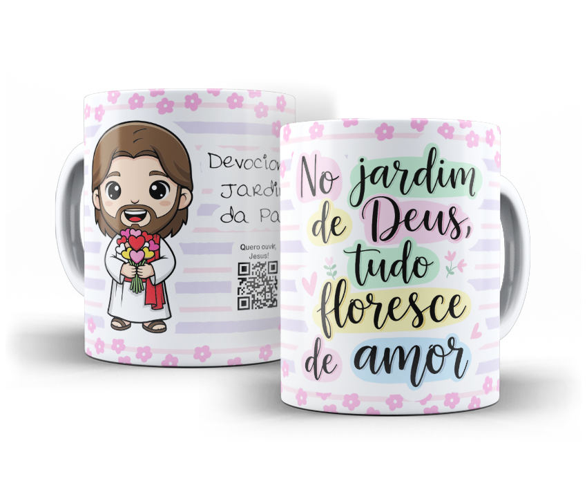 Arte Canecas Amanhecer Com Deus Kids - Imagem 11