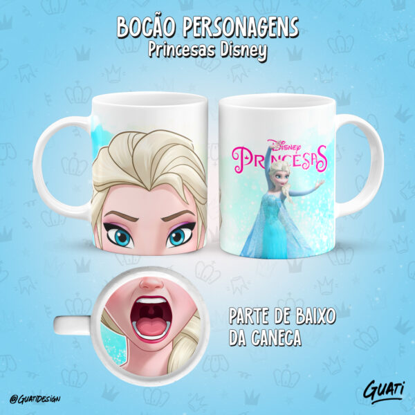 Bocão Princesas – Artes para Caneca - Imagem 9