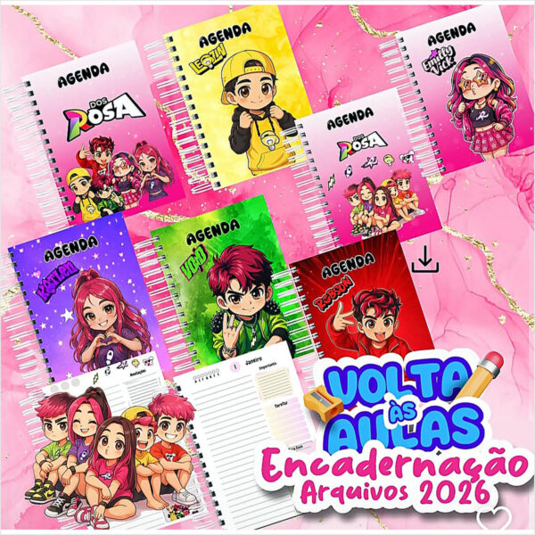 COMBO Grupo dos Rosas – Kit Escolar