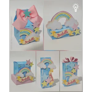 Arco Íris e Estrelas – Kit Festa Pronta