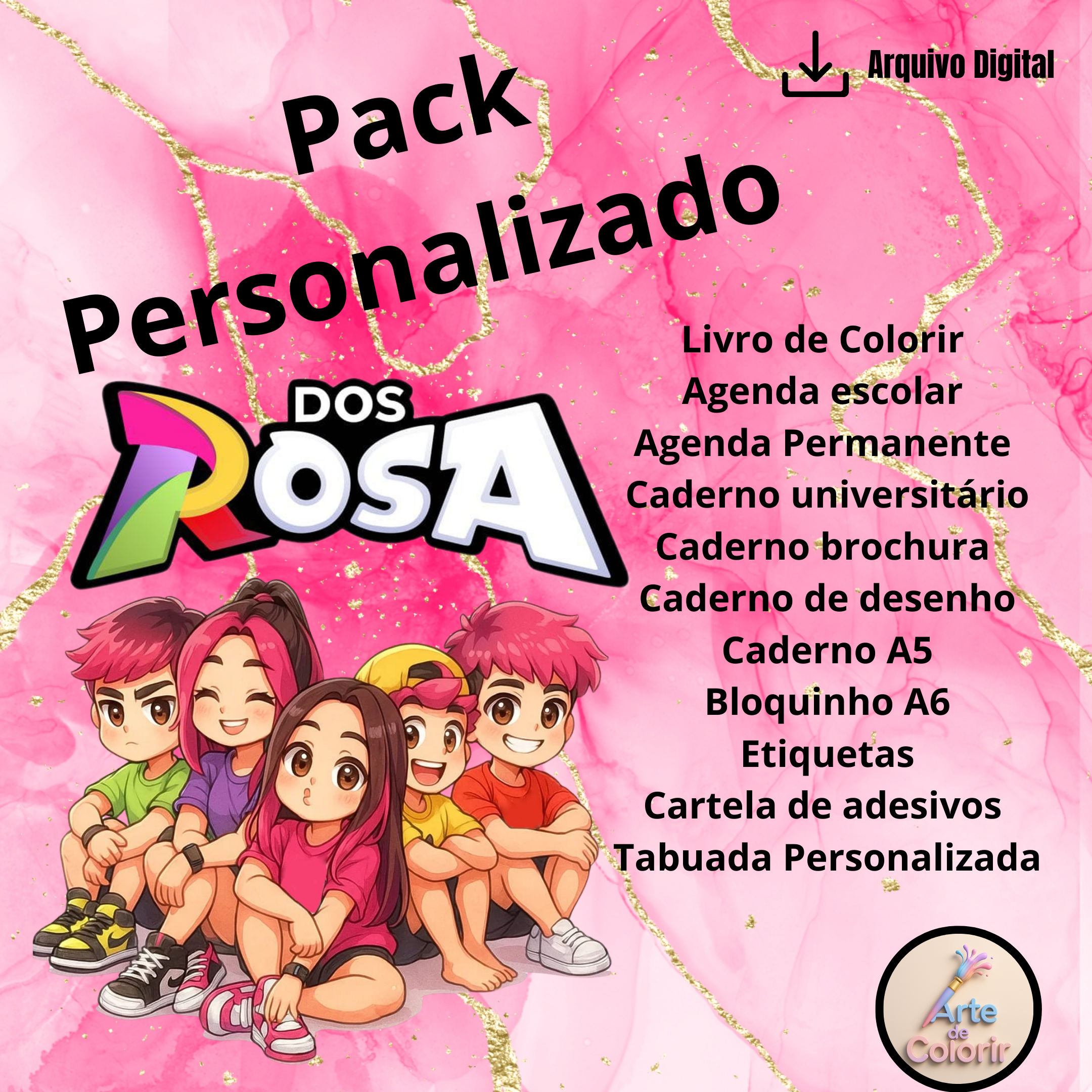 COMBO Grupo dos Rosas – Kit Escolar - Imagem 6