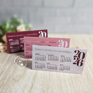Kit Calendario 2026 - Arquivo - Bella Ideia