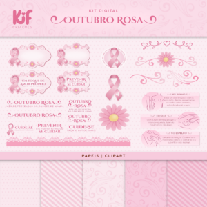 Kit Digital - Outubro Rosa - KIF